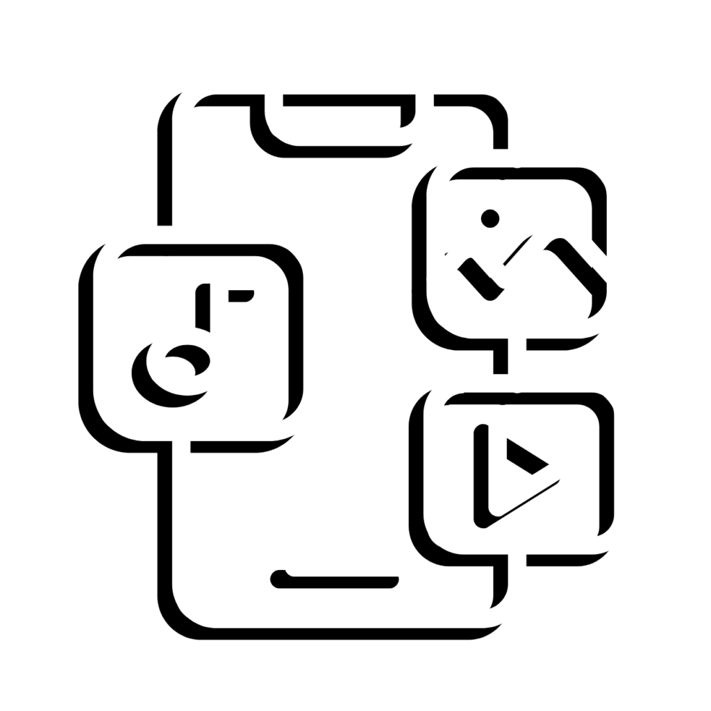 Social Media Content Package Icon